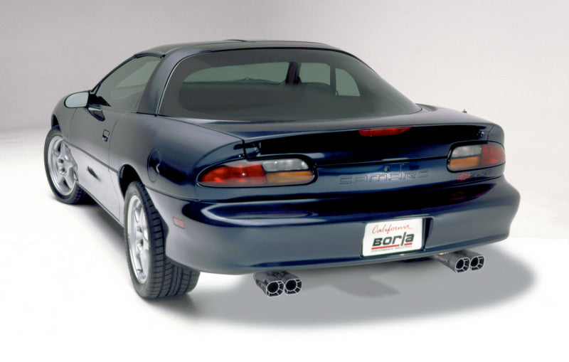 Borla 14780 S-Type Cat-Back Exhaust System for 1998-2002 Chevrolet Camaro SS, Z28, Pontiac Firebird & Trans-Am with 5.7L V8