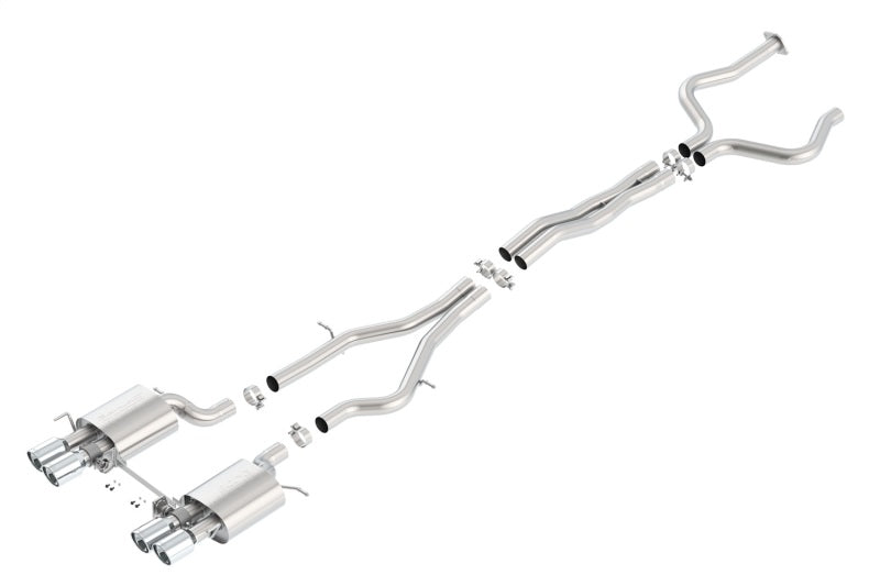 Borla 2016-2019 Cadillac ATS-V 3.6L Twin Turbo Catback Exhaust System with Dual Mode Valves