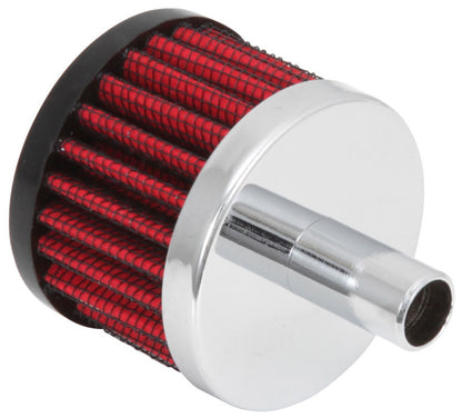 K&N Engineering 62-1010 Steel Base Crankcase Vent Filter - 1/2 Inch Diameter, Reusable Synthetic Media