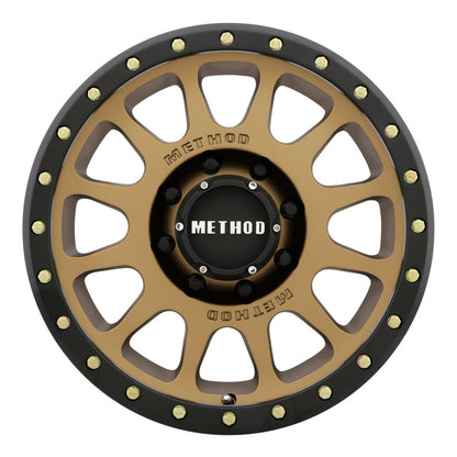 Method MR305 NV 18x9 Inch Off-Road Wheel with Bronze Finish and 8x170 Bolt Pattern