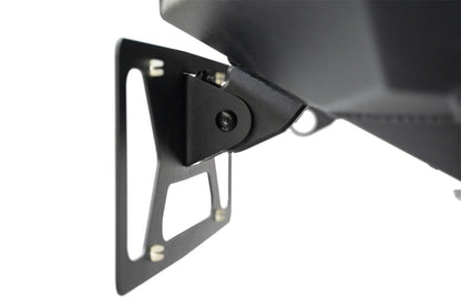 Addictive Desert Designs Clevis Mounted Front License Plate Bracket - Adjustable Off-Road License Plate Mount with Swivel Feature