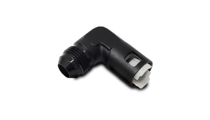 Vibrant 90 Degree Aluminum AN to Female Quick Connect -6AN - 0.3125 inch Hose Size