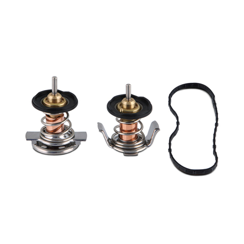 Mishimoto Ford 6.4L Powerstroke High-Temperature Thermostat Set – Improved Engine Cooling and Cold Climate Performance