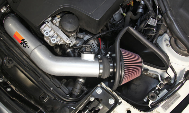 K&N Engineering 69-2027TS Cold Air Intake System for BMW 3 Series and 4 Series (2012-2016) with High-Flow Air Filter