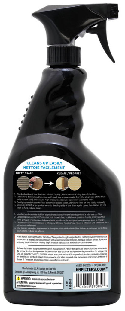 K&N HVAC Filter Cleaner Part 99-6010 – 32 oz Pump Spray for Efficient Air Filter Maintenance
