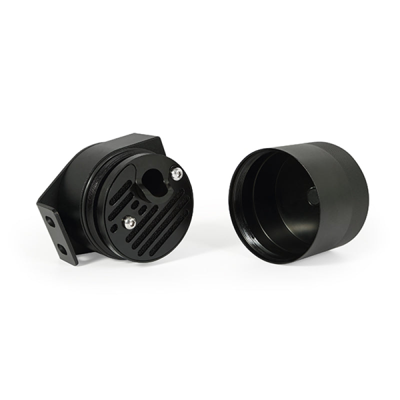 Mishimoto 03-07 Ford 6.0L Powerstroke High-Flow Baffled Oil Catch Can Kit Part MMBCC-F2D-03BE