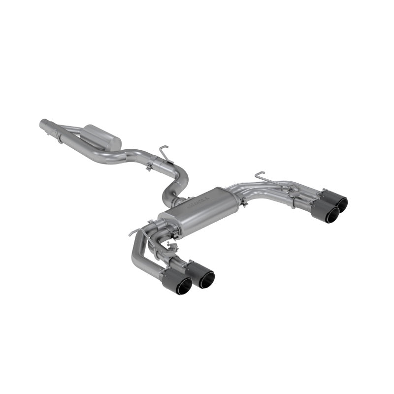 MBRP Armor Pro Series T304 Stainless Steel Cat-Back Exhaust System for 2015-2019 Audi S3 with Active Exhaust and Quad Split Rear Exit
