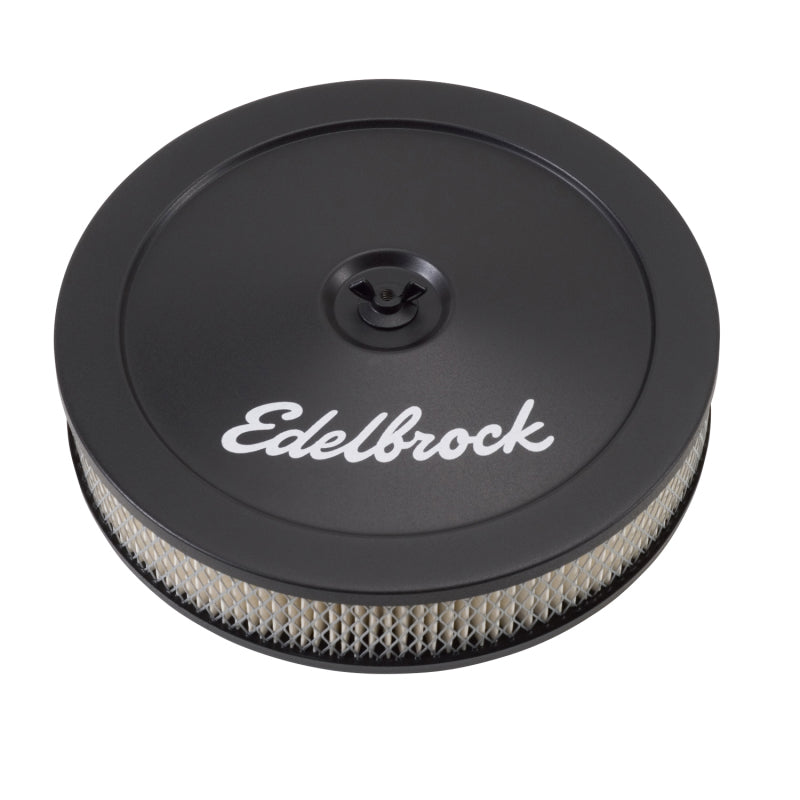 Edelbrock Pro-Flo Series Round Chrome Air Cleaner for 5-1/8 Inch Carburetors