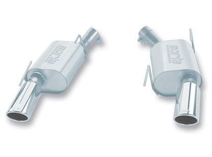 Borla 05-09 Mustang GT 4.6L V8 SS Axle-Back Exhaust System with Touring Mufflers and 4-Inch Chrome Tips