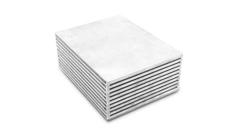Vibrant 12972 Water to Air Intercooler Core – 10 Inch Wide, 4 Inch High, 8 Inch Thick for High-Performance Vehicles