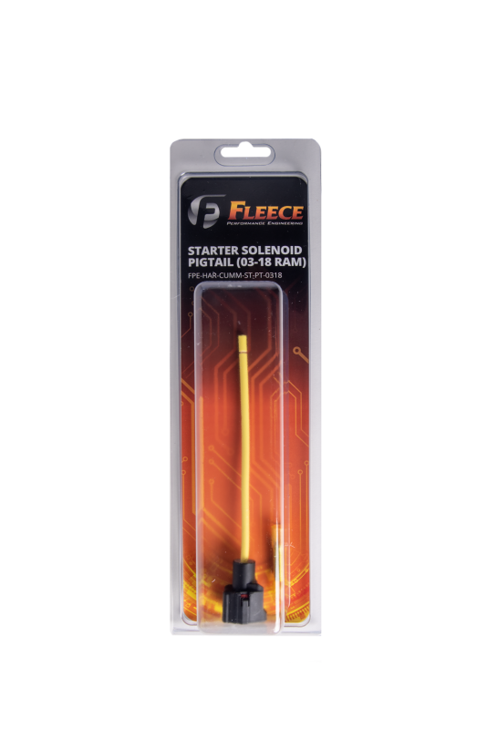 Fleece Performance 2003-2018 Dodge Cummins Starter Solenoid Pigtail with 6 Inch Lead