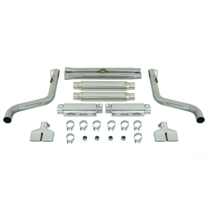 MBRP Armor Plus Series Cat Back Exhaust System for Dodge Challenger 2009-2014 with Dual Split Rear Exit