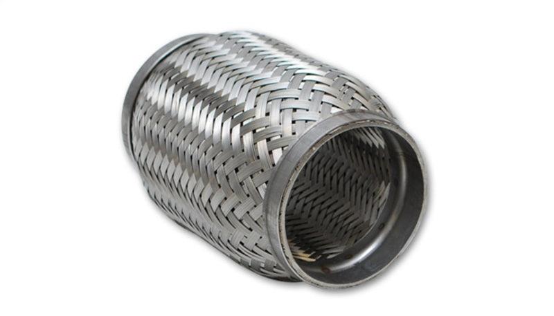 Vibrant SS Flex Coupling with Inner Braid Liner 1.75 Inch Inlet/Outlet - 4 Inch Flex Length