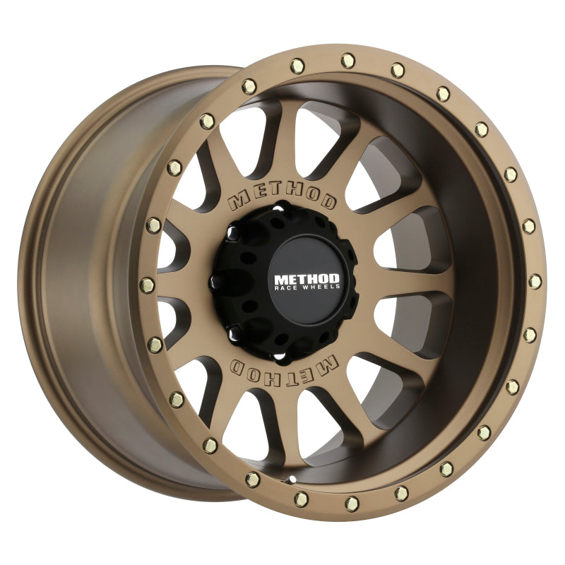 Method MR605 NV 20x10 Inch Bronze Wheel with -24mm Offset and 8x6.5 Bolt Pattern