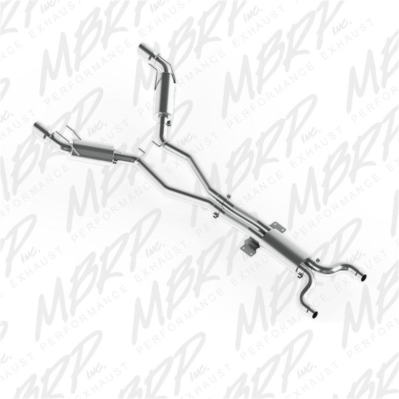 MBRP Armor Plus Series Cat Back Exhaust System for Chevrolet Camaro V8 6.2L (2010-2015)