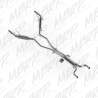 MBRP Armor Plus Series Cat Back Exhaust System for Chevrolet Camaro V8 6.2L (2010-2015)