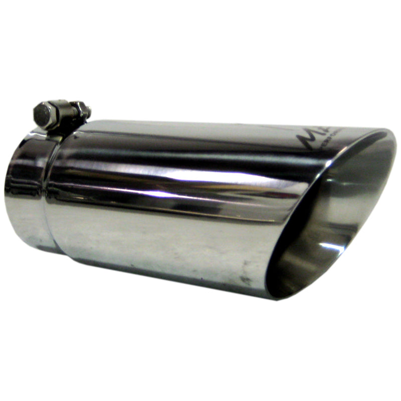 MBRP Universal Exhaust Tip 3 Inch Outer Diameter Dual Wall Angled 10 Inch Length
