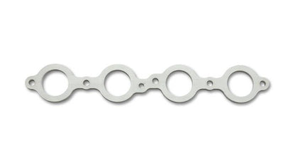 Vibrant T304 Stainless Steel Exhaust Manifold Flange for GM LS1/LS2/LS3 Engines - 3/8 Inch Thick, Sold in Pairs