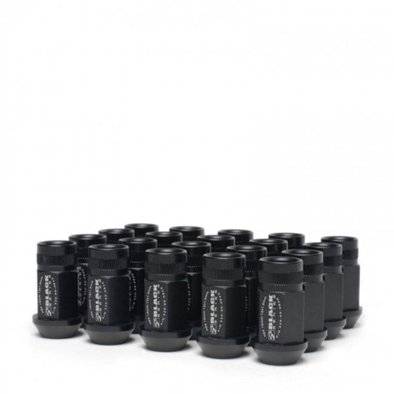 Skunk2 Racing 12 x 1.5 Forged Lug Nut Set (Black Series) for Honda, Acura, Mitsubishi, Scion, and Toyota