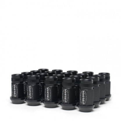 Skunk2 Racing 12 x 1.5 Forged Lug Nut Set (Black Series) for Honda, Acura, Mitsubishi, Scion, and Toyota