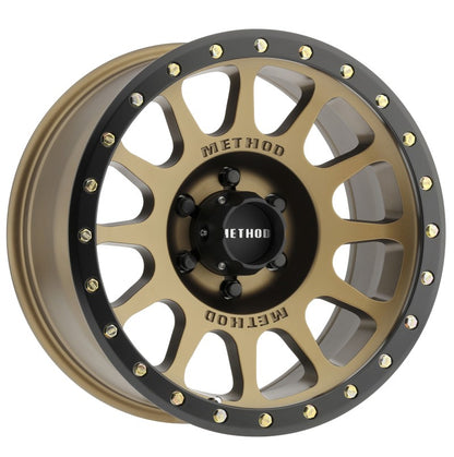 Method MR305 NV 18x9 Bronze Street Loc Wheel with 6x5.5 Bolt Pattern and 108mm Hub Bore