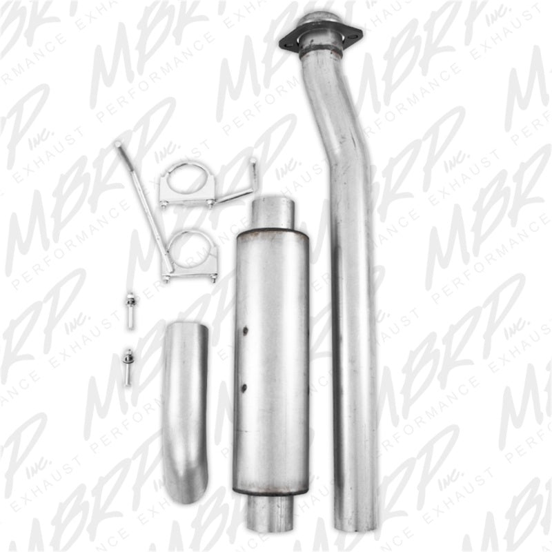 MBRP Armor Lite Series 3.5-inch Cat Back Exhaust System for Ford F-150 (2011-2014) with Turn Down Tip