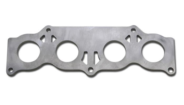 Vibrant T304 Stainless Steel Exhaust Manifold Flange for Toyota 2AZFE Engine - 3/8 Inch Thick