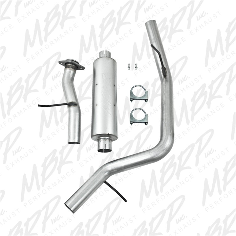 MBRP Armor Lite Series Cat Back Exhaust System for 2000-2006 Chevy Tahoe and GMC Yukon 5.3L – Single Side Exit