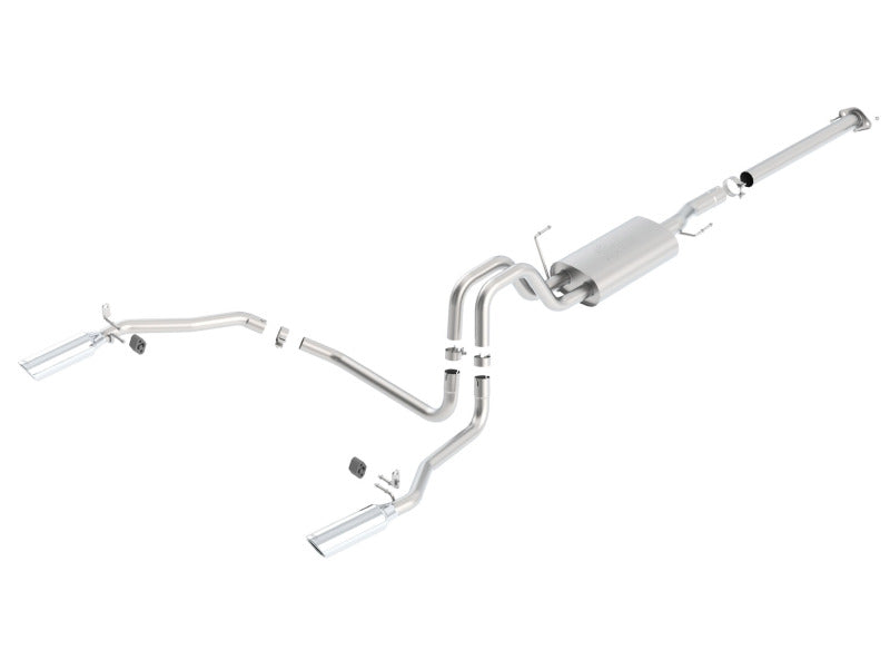 Borla ATAK Cat-Back Exhaust System for 2011-2014 Ford F-150 5.0L V8 - Aggressive Sound and Performance