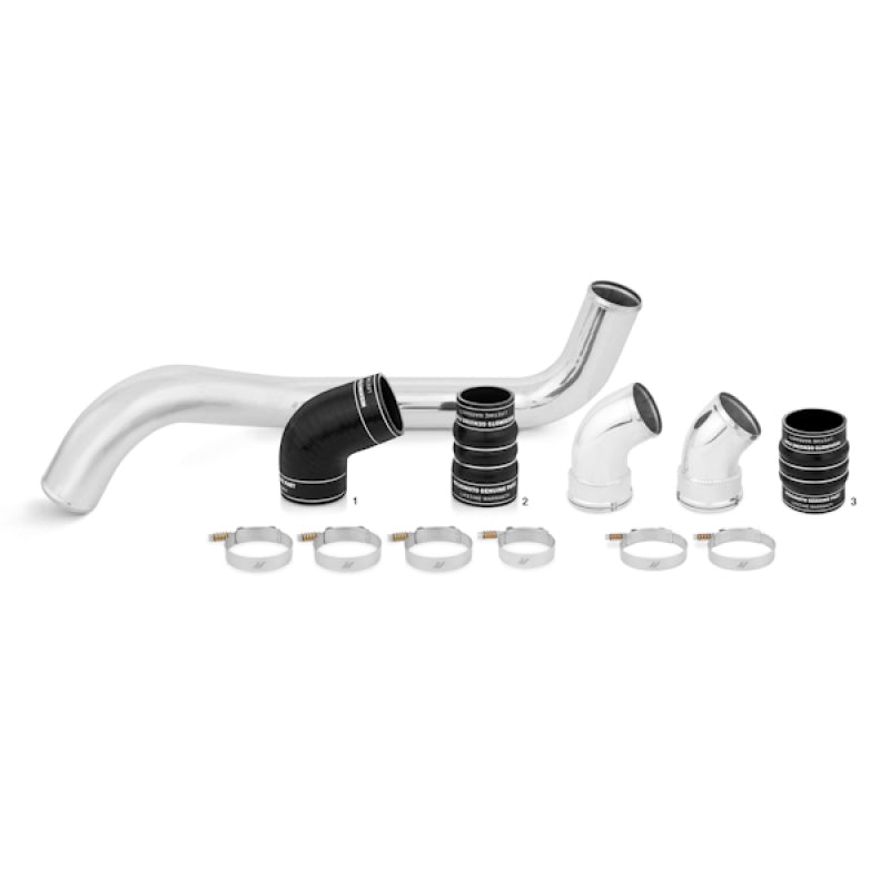 Mishimoto 2006-2010 Chevy Duramax Intercooler Kit with Polished Aluminum Piping and Cast Aluminum End Tanks