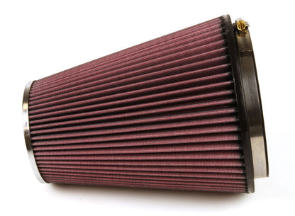 K&N Engineering Universal Chrome Air Filter – 6 inch Flanged, 7.5 inch Base, 4.5 inch Top, 9 inch Height