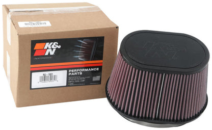 K&N Engineering Universal Rubber Air Filter 6.25in x 4in Oval with Flanged Top and Base - Part #RU-1001
