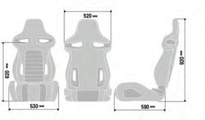 Sparco R333 2021 Black Racing Seat - Model 009011NR for Automotive Performance and Comfort