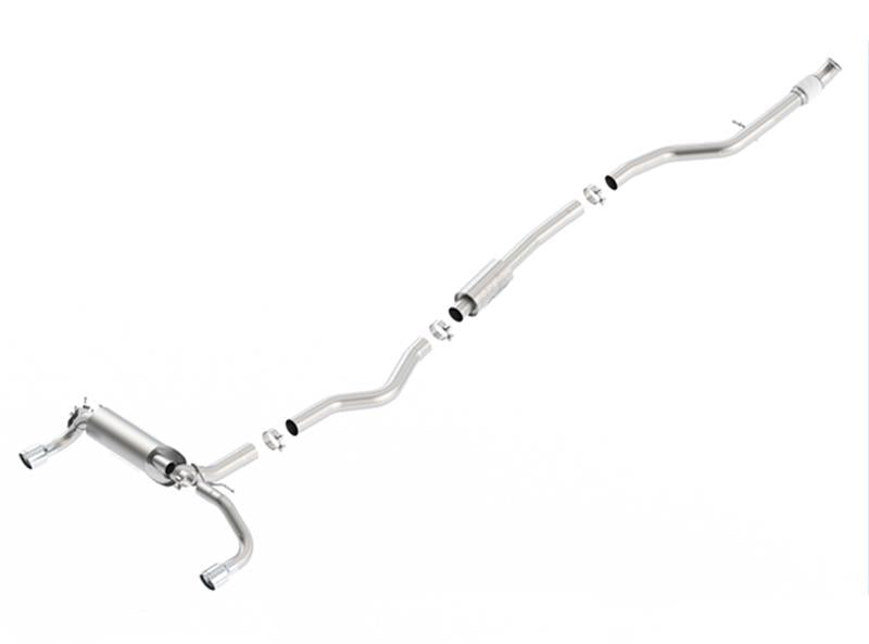 Borla ATAK Cat-Back Exhaust System for 2012-2016 BMW 335i & 435i – 3.0L 6-Cylinder, Single Rolled Tip
