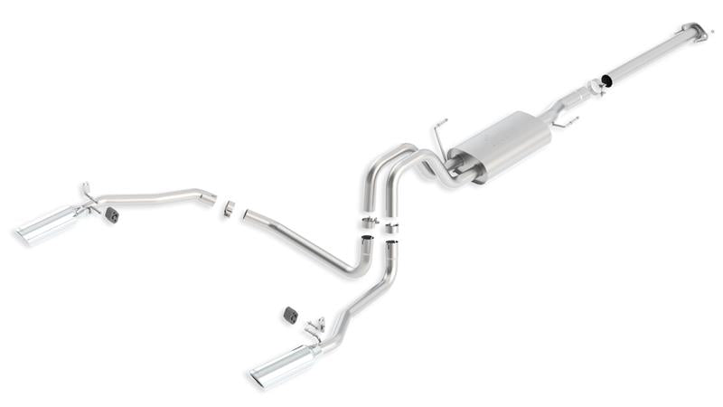 Borla ATAK Cat-Back Exhaust System for 2011-2014 Ford F-150 5.0L V8 - Aggressive Sound and Performance