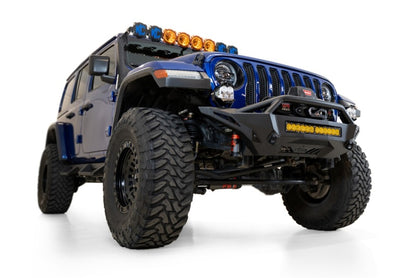 Addictive Desert Designs Stealth Fighter Front Bumper for Jeep JL 2018-2023 with Winch and Light Bar Mounts