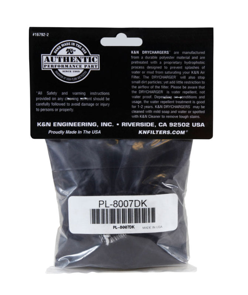 K&N Air Filter Wrap Drycharger for Polaris Ranger RZR 800 and 900 Models