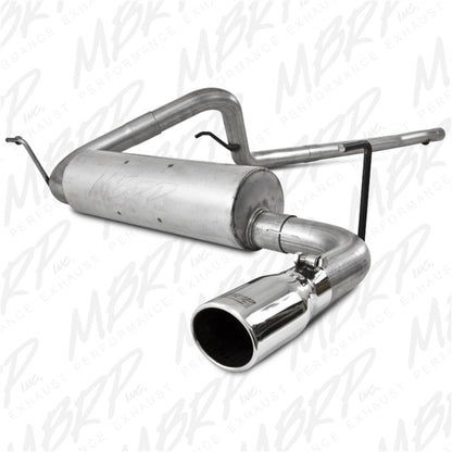 MBRP Armor Lite Series Cat Back Exhaust System for 2007-2011 Jeep Wrangler 4-Door 3.8L V6