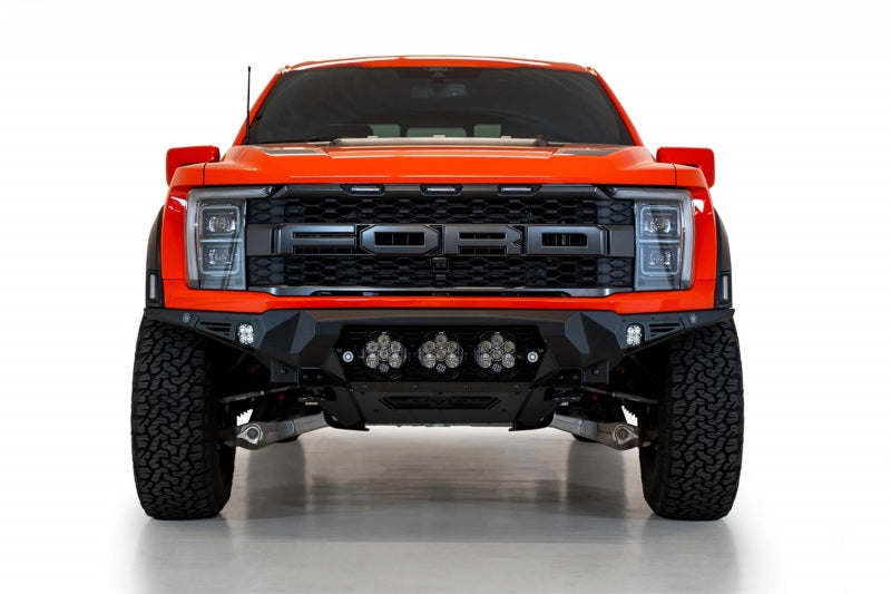 Addictive Desert Designs Ford Raptor Bomber Front Bumper with Baja Designs LP6 Mounts – 2021+ F-150