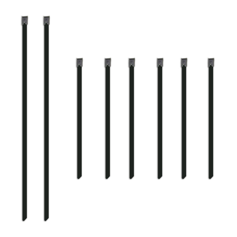 Mishimoto Stainless Steel Locking Ties Set – Secure Heat Wraps with High-Grade Durable Fasteners