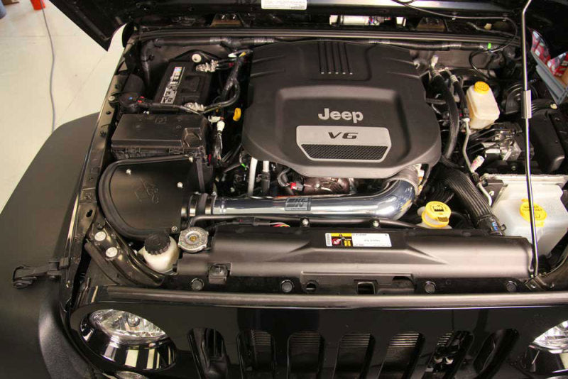 K&N Engineering 77-1566KP High Flow Performance Cold Air Intake Kit for Jeep Wrangler V6-3.6L (2012-2013)