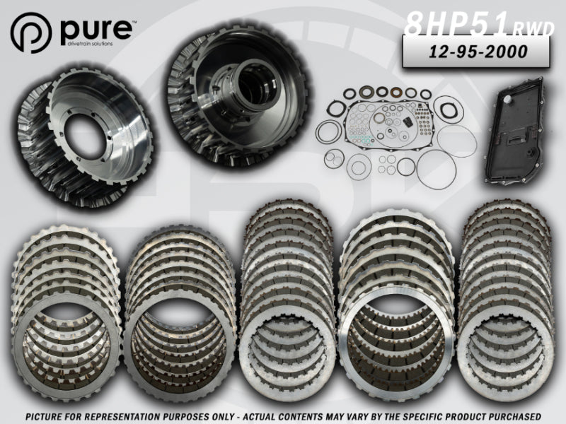 Pure Drivetrain Solutions 8HP51 High Performance Transmission Hard Parts Kit – Stage 2 for RWD Vehicles