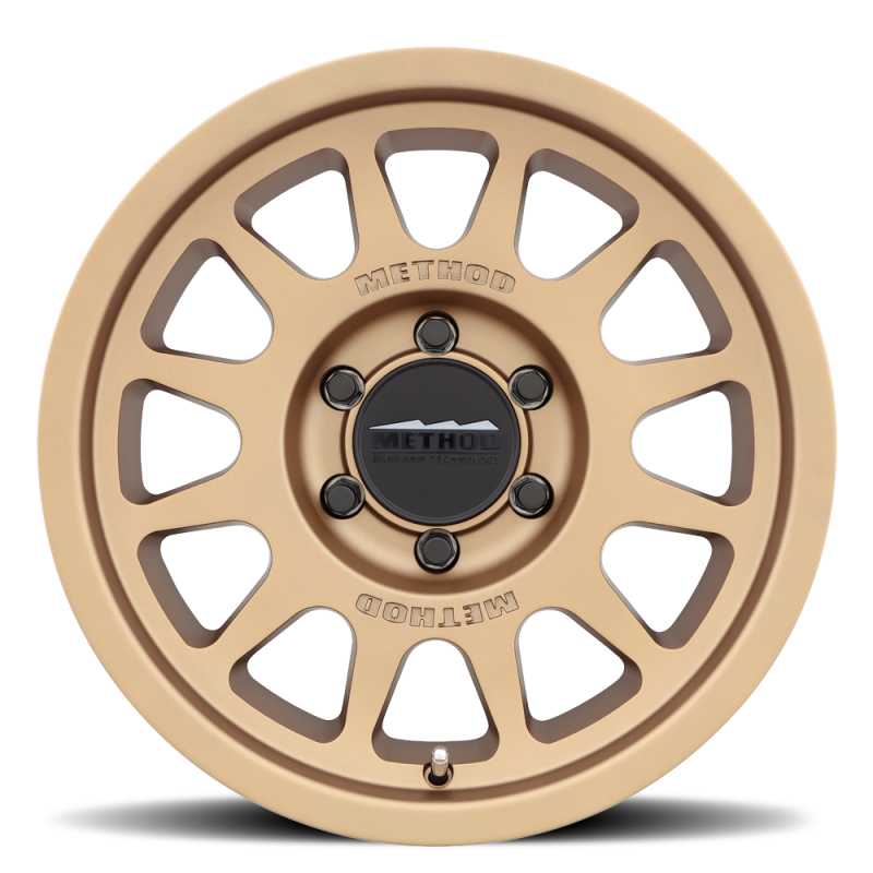 Method MR703 17x8.5 Inch Bronze Bead Grip Wheel with +25mm Offset and 6x135 Bolt Pattern