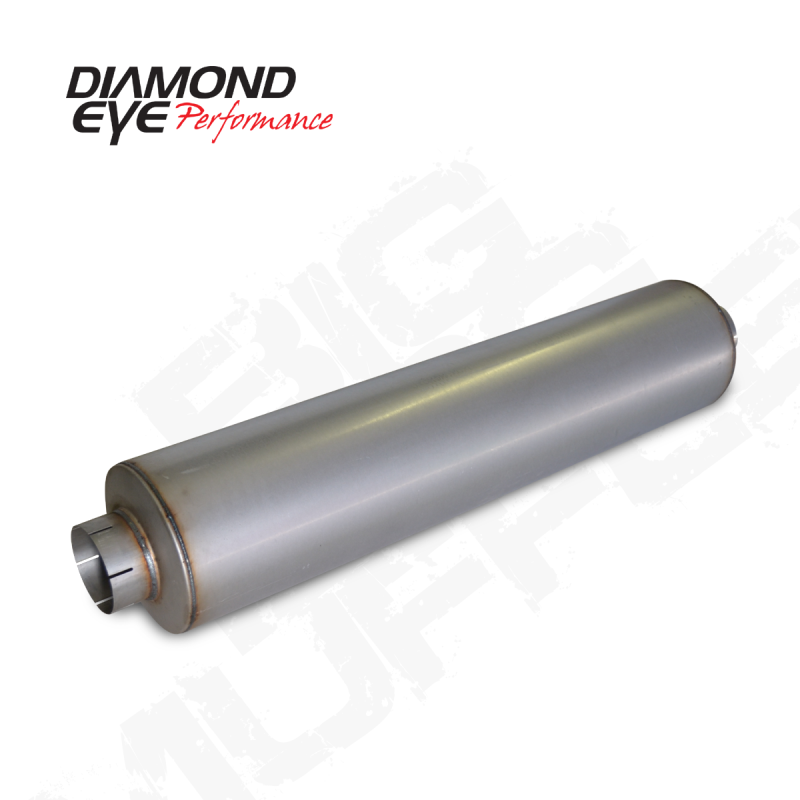 Diamond Eye Performance Big Dog Muffler 5-inch with Baffled Design, 51-inch Overall Length