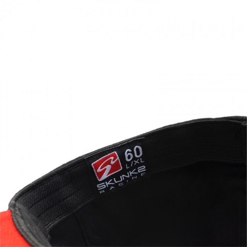Skunk2 Racing Team Baseball Cap with Racetrack Logo - Black, Large/X-Large