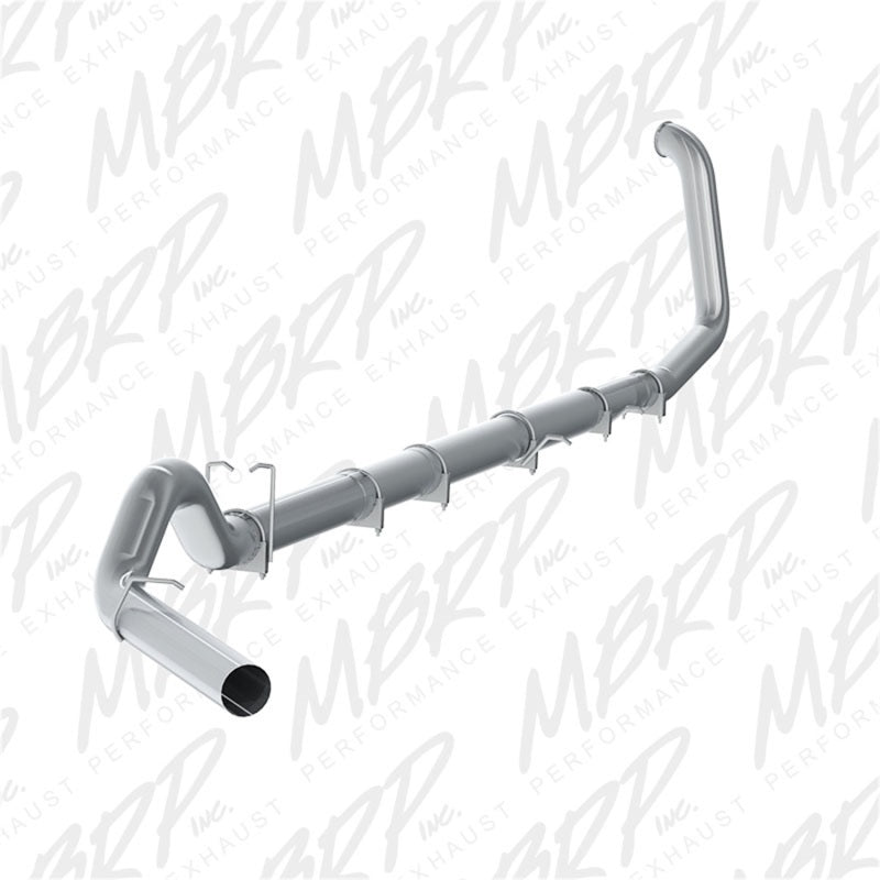 MBRP Armor Plus S62220SLM 5-Inch Turbo Back Exhaust System for Ford F-250/350 7.3L – Single Side Exit, No Muffler