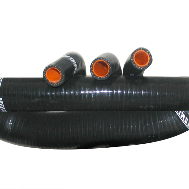 Mishimoto 86-93 Ford Mustang Black Silicone Radiator Hose Kit Part Number MMHOSE-MUS-86BK