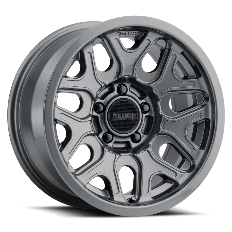 Method MR322 20x10 Inch Gloss Titanium Wheel with 8x170 Bolt Pattern and -18 Offset