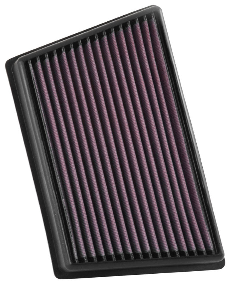 K&N Engineering High-Flow Replacement Drop-In Air Filter for 2018-2020 Jaguar E-Pace and Land Rover Discovery Sport 2.0L Diesel, Part Number 33-3073