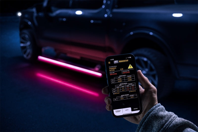 AMP Research PowerStep Vision Lighted Electric Running Boards for 2021-2025 Ford F-150 SuperCrew by AMP Research Part #96152-01A